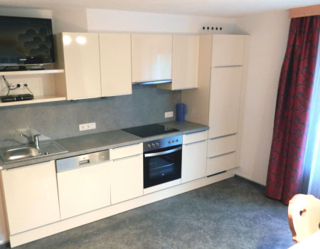 küche appartement 2 für 3 bis 5 personen